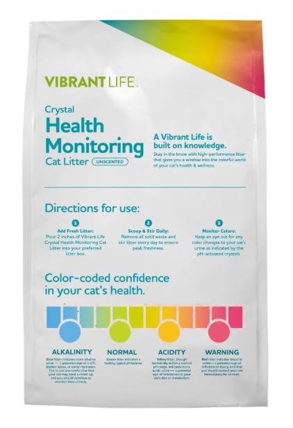 Crystal Health Monitoring Cat Litter 8 Lb 2pack B4269