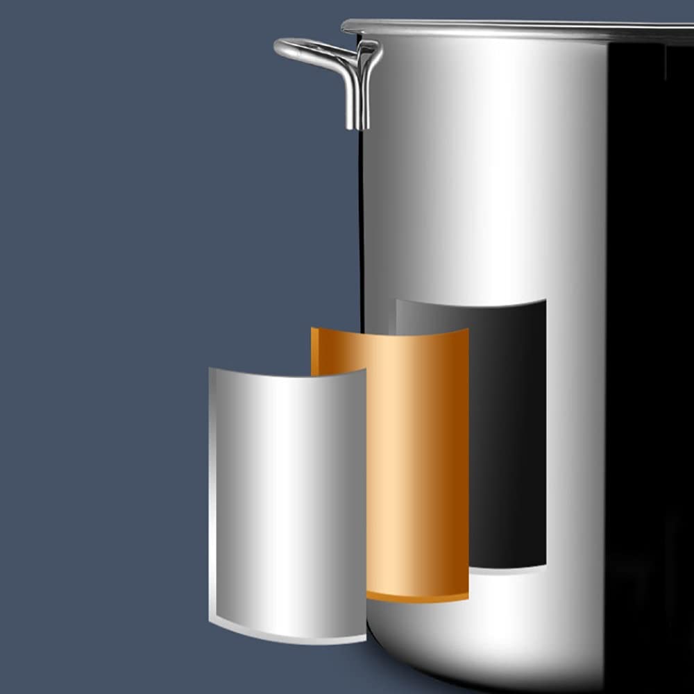 Stainless Steel 40 Quart Stock Pot with Lid E861