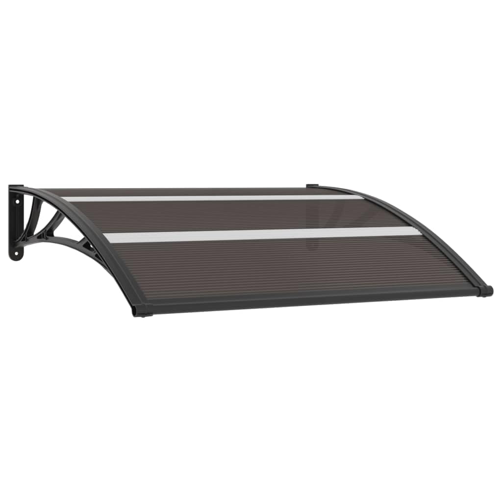 Black Polycarbonate Door Canopy I9730
