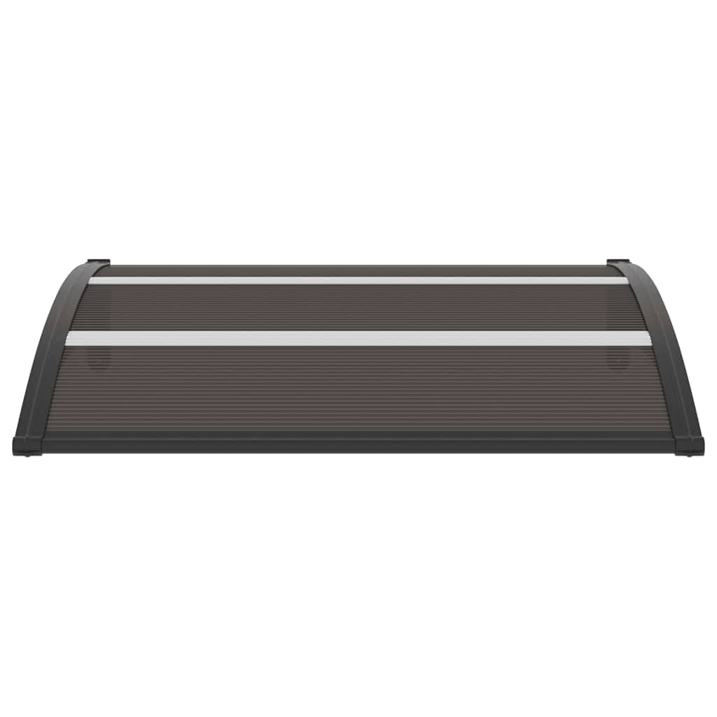 Black Polycarbonate Door Canopy I9730