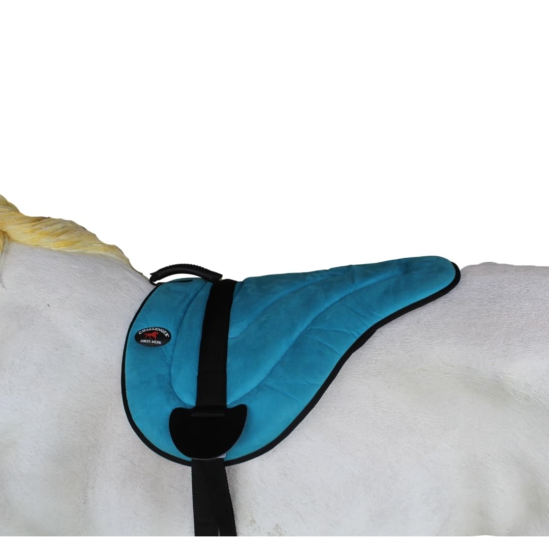 Lightweight Neoprene Padded Bareback Saddle Pad with Stirrups & Cinch T229