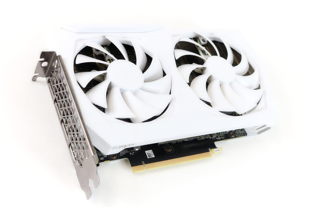 White 8GB GDDR6 256-bit PCIE 4.0 Gaming Graphics Card K33033