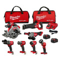 18V Lithium-Ion Brushless Cordless Combo Kit with Two 5.0 Ah Batteries (7-Tool) R124