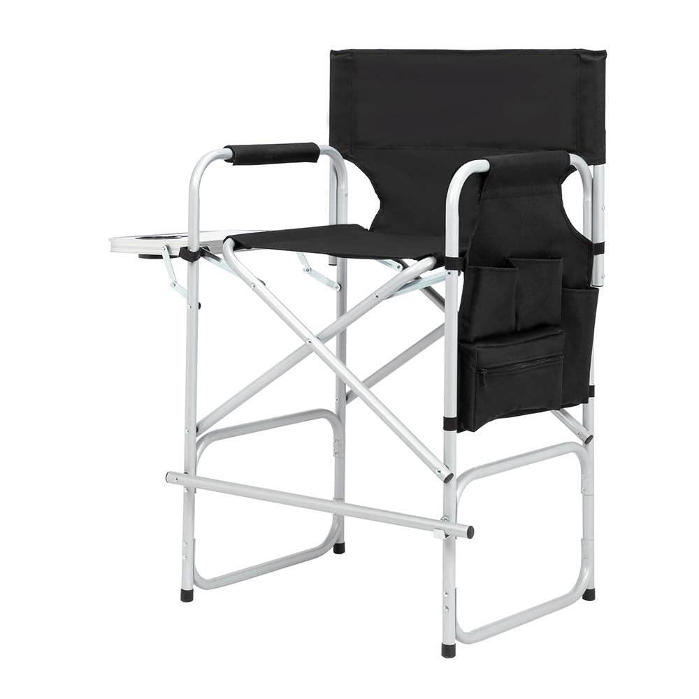 26" Tall Black Folding Directors Chair Z42770