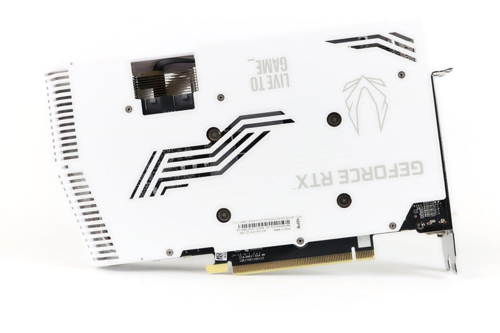 White 8GB GDDR6 256-bit PCIE 4.0 Gaming Graphics Card K33033