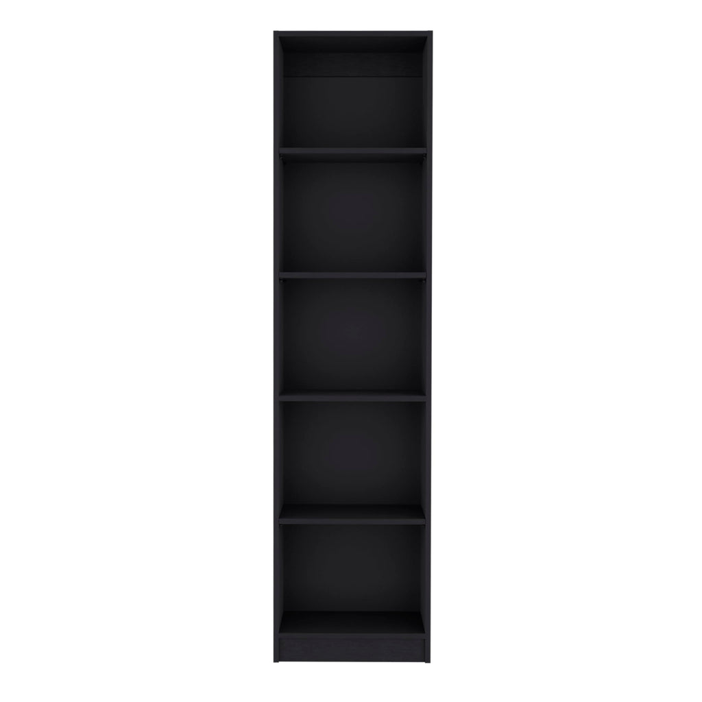 5 Tier Black Bookshelf O114158