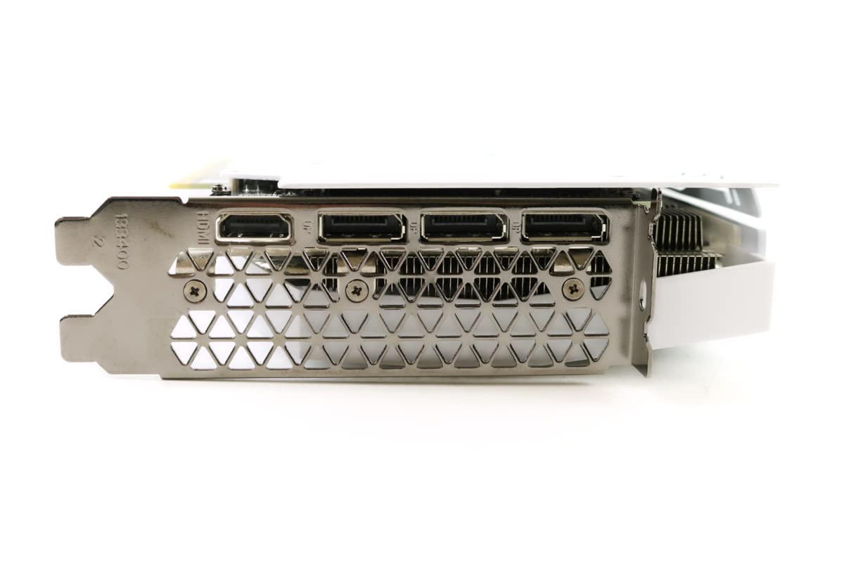 White 8GB GDDR6 256-bit PCIE 4.0 Gaming Graphics Card K33033