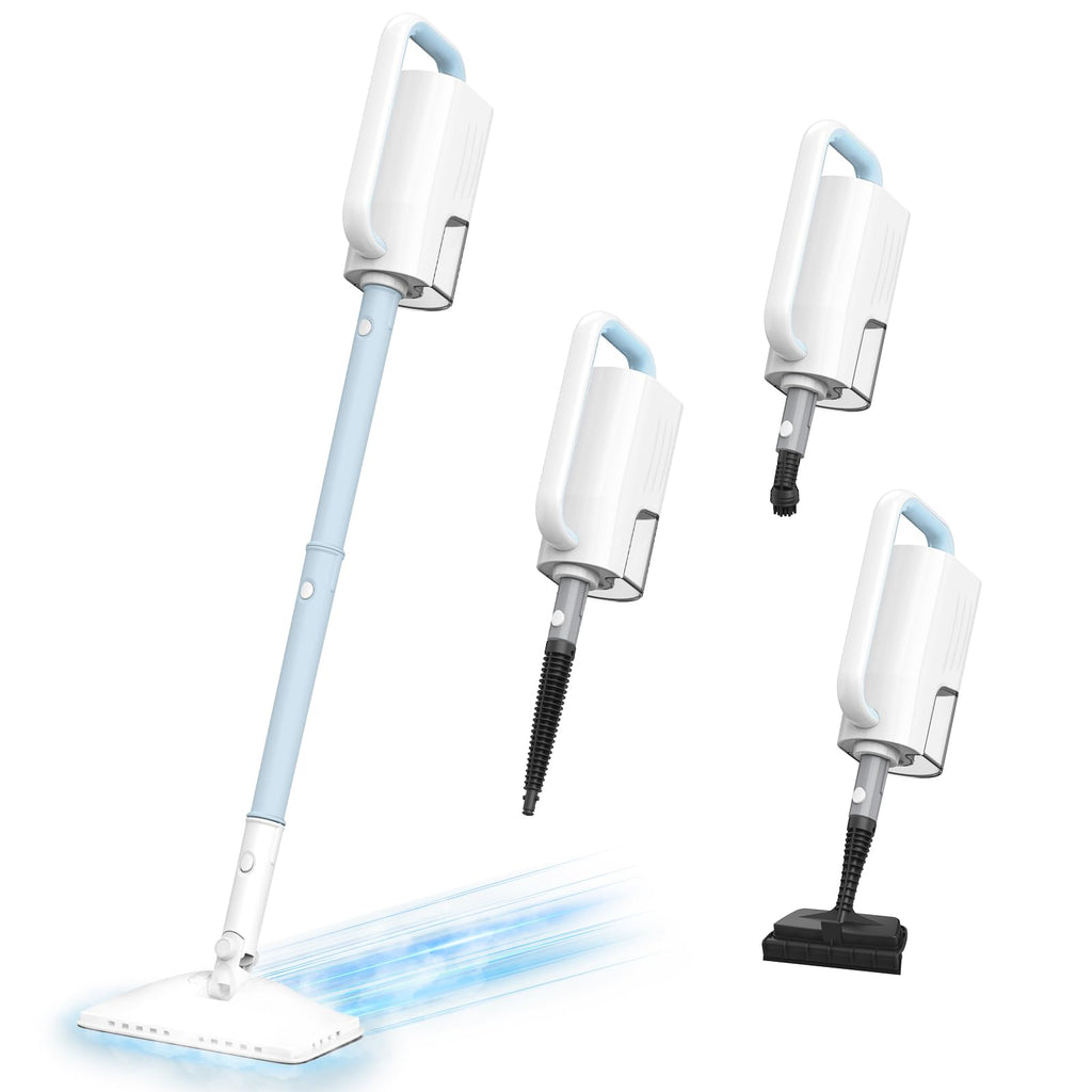 6 in1 Rotated Steam Mop Cleaner with 2 Microfiber Pads T6240