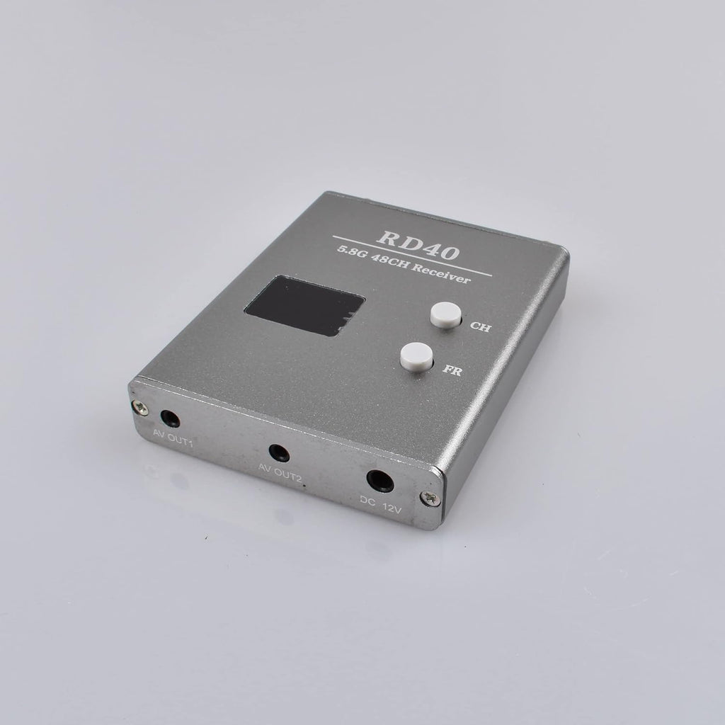 5.8GHZ 48Channel RD40 Raceband Dual Diversity Receiver with A/V and Power Cables D82417