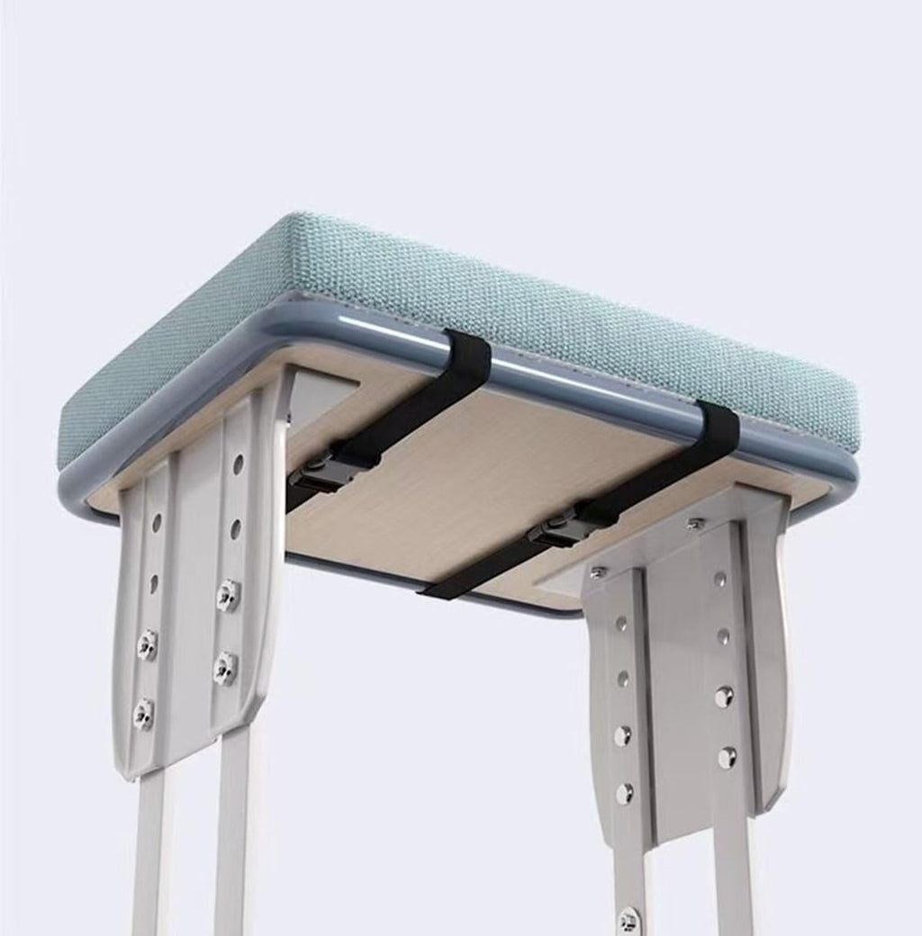 Rectangle Bench Stool Cushion 10x14 Inches Saddle Seat Cushion with Ties B3036