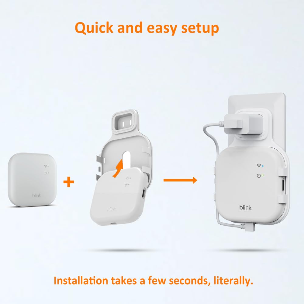 Wall Outlet Mounting Bracket with USB-C Cable W977