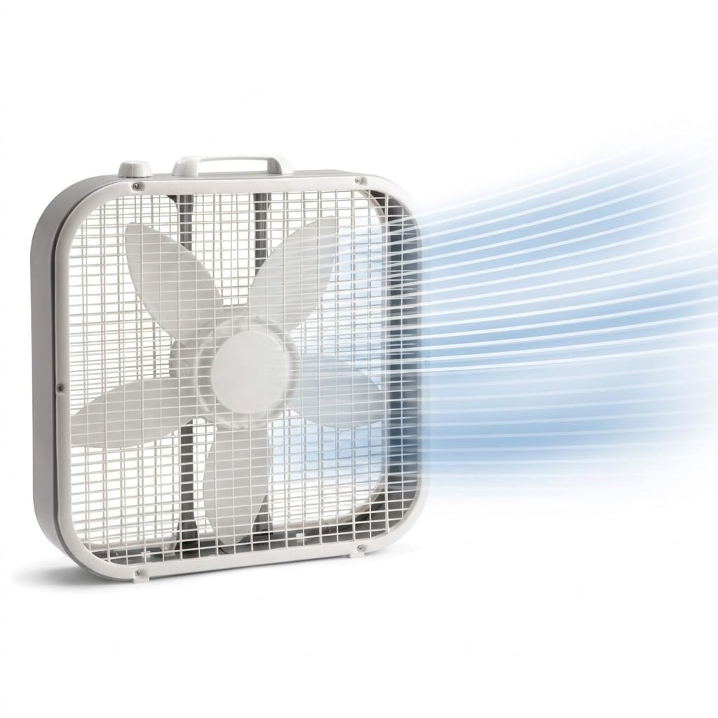 20 Inch 3 Speed Weather Resistant Box Fan B5513