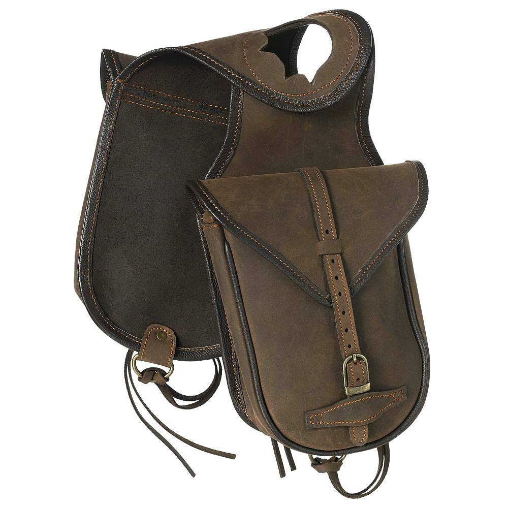 Brown Leather Saddle Horn Bag S403261