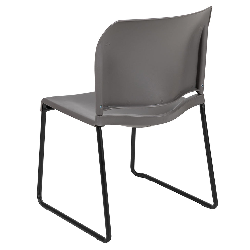 Gray Stacking Chairs Set of 5 W581827