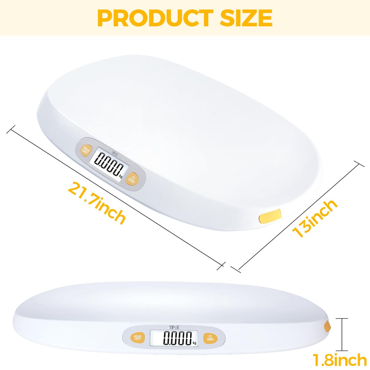 Digital Baby Scale with Height Measuring Tape W715786