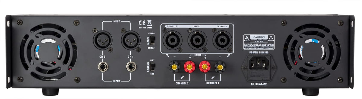 2-Channel Power Amplifier 3000 Watts I180