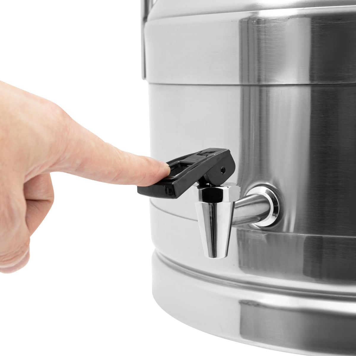 Stainless Steel Milk Can with Faucet, 20L Silicone Sealed Lid A3993
