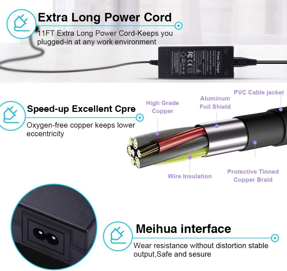 42V Lithium Battery Electric Scooter Charger X2090