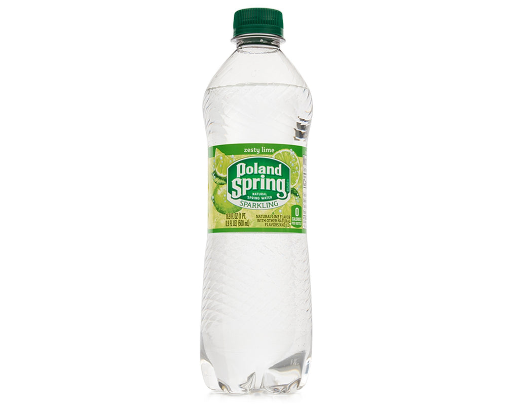 Sparkling Natural Spring Water Variety Pack 24 Half Liter Bottles J719