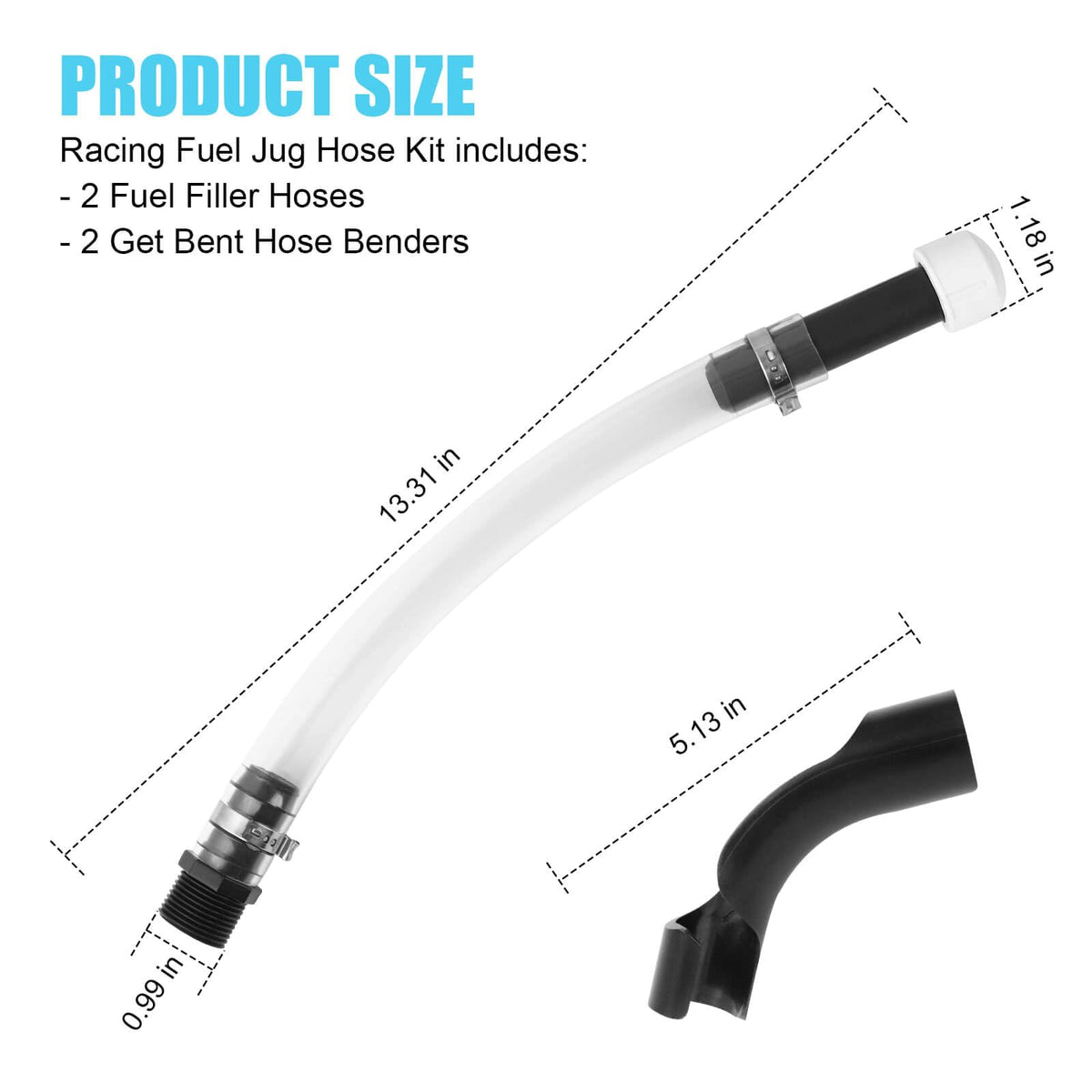 Replacement Cap & Hose Kit with Bender L683188