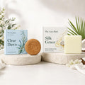 Anti-Dandruff Shampoo and Silk Conditioner Bar Set Sulfate-Free 2-Pack W415