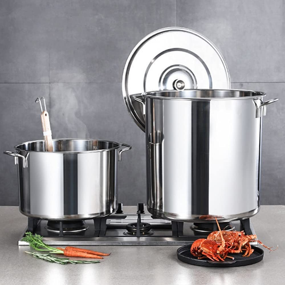 Stainless Steel 40 Quart Stock Pot with Lid E861