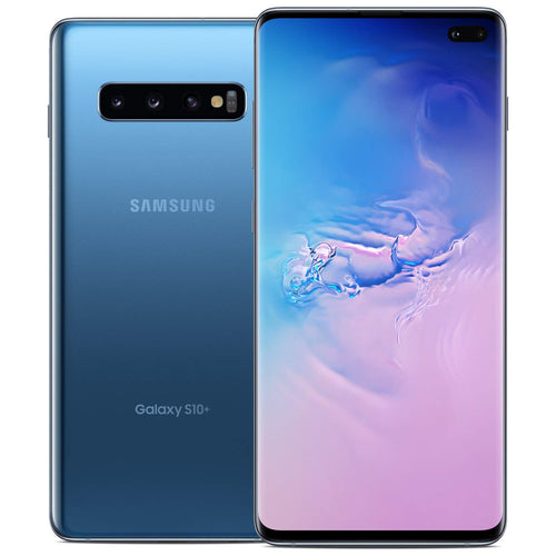 128GB Prism Blue Unlocked Smartphone with Charging Pad and Screen Protector T85946