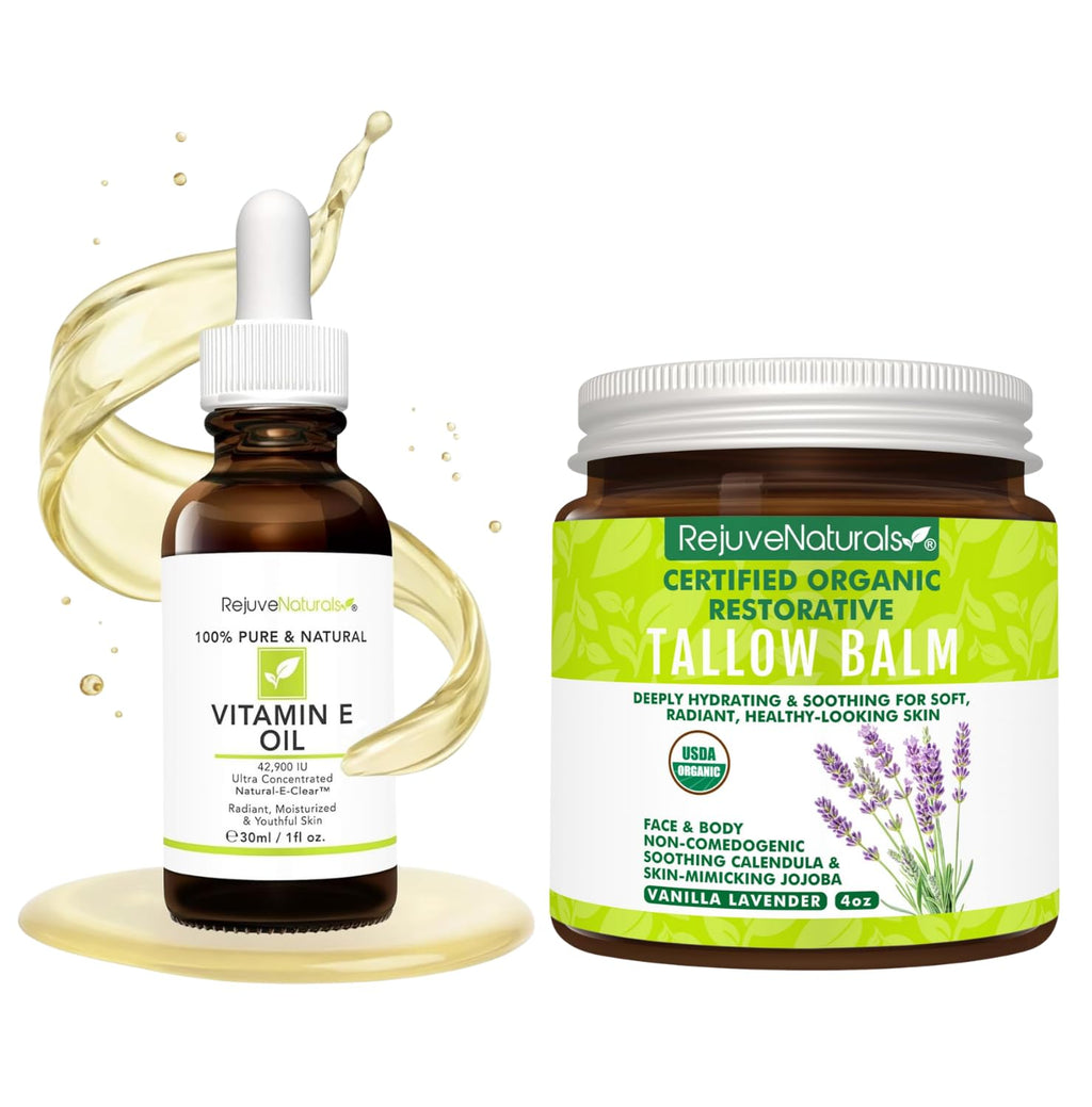 Vitamin E Oil & Organic Tallow Balm Bundle L78076