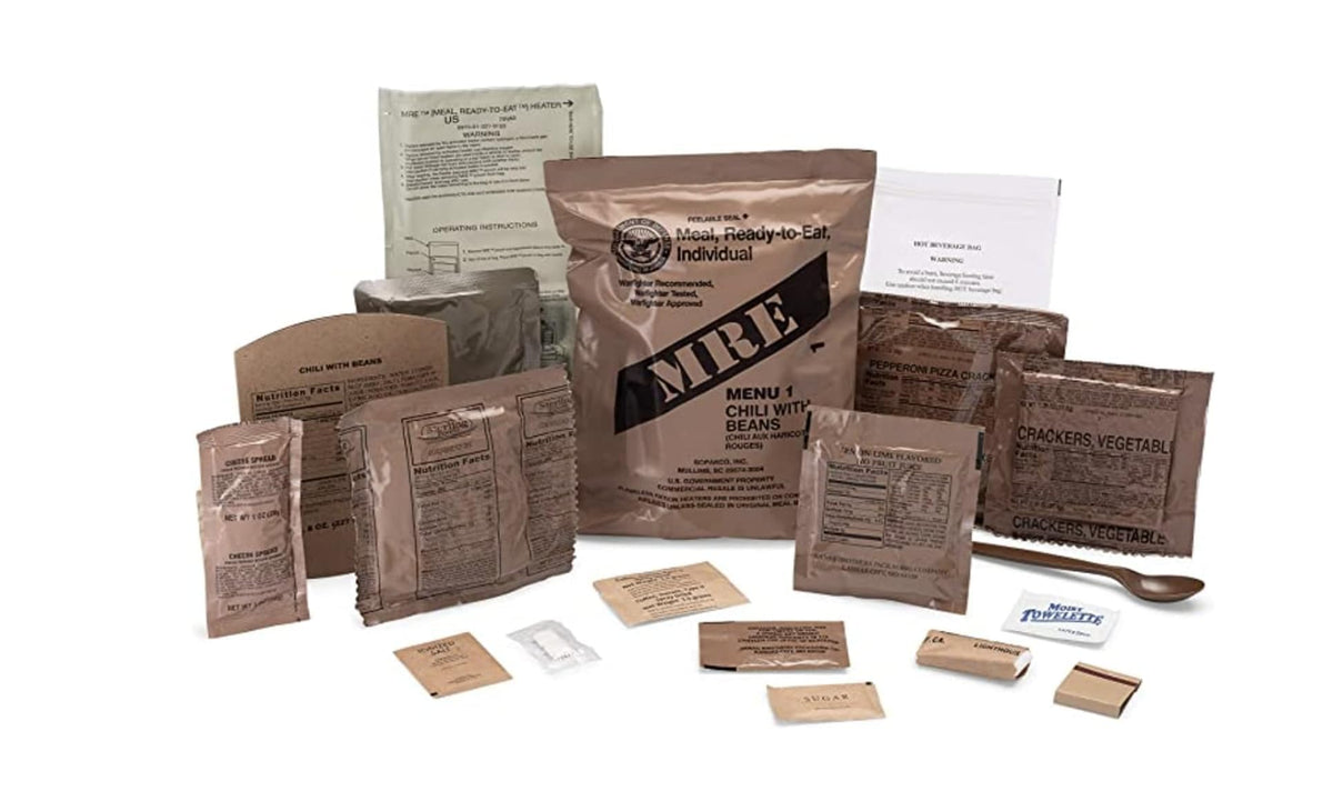 MRE Meals Ready to Eat 12 Pack M723