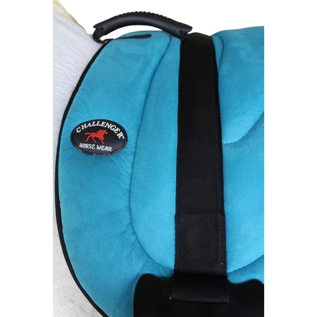 Lightweight Neoprene Padded Bareback Saddle Pad with Stirrups & Cinch T229