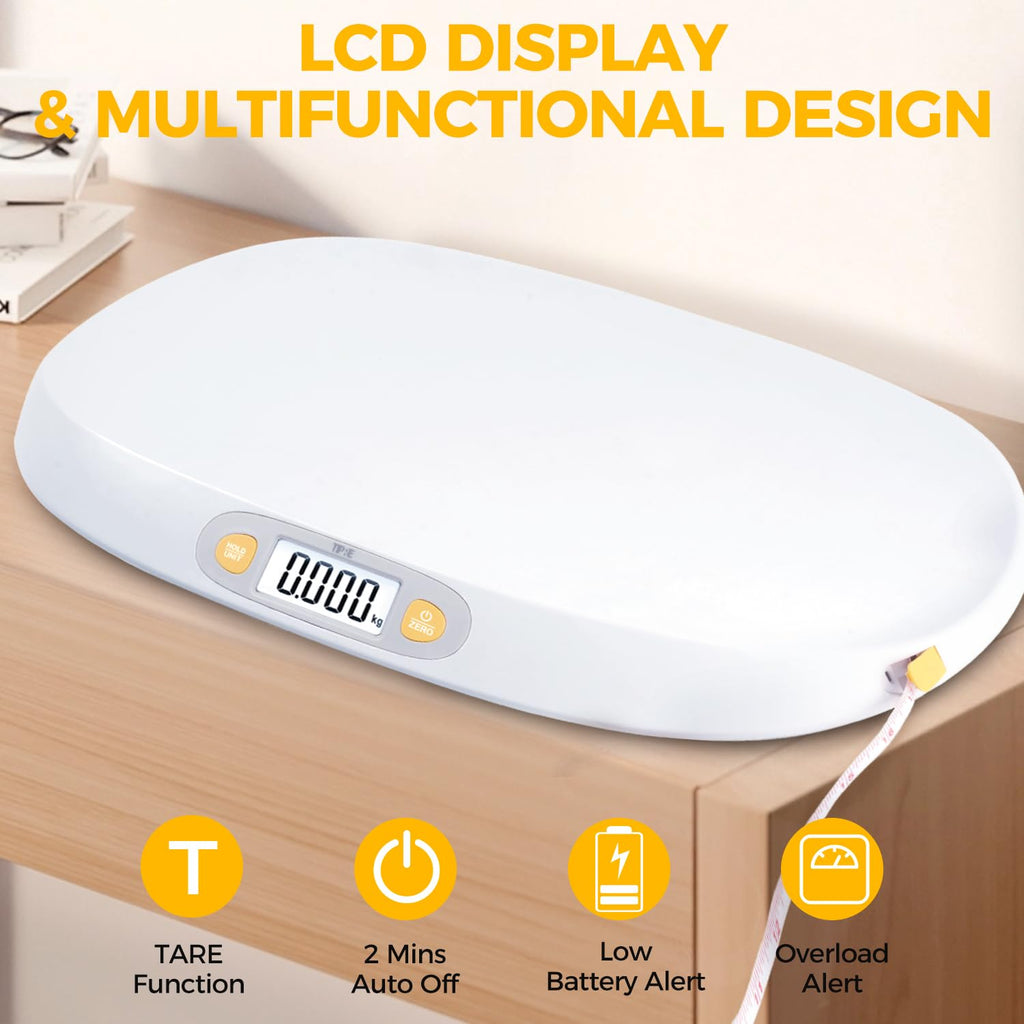 Digital Baby Scale with Height Measuring Tape W715786