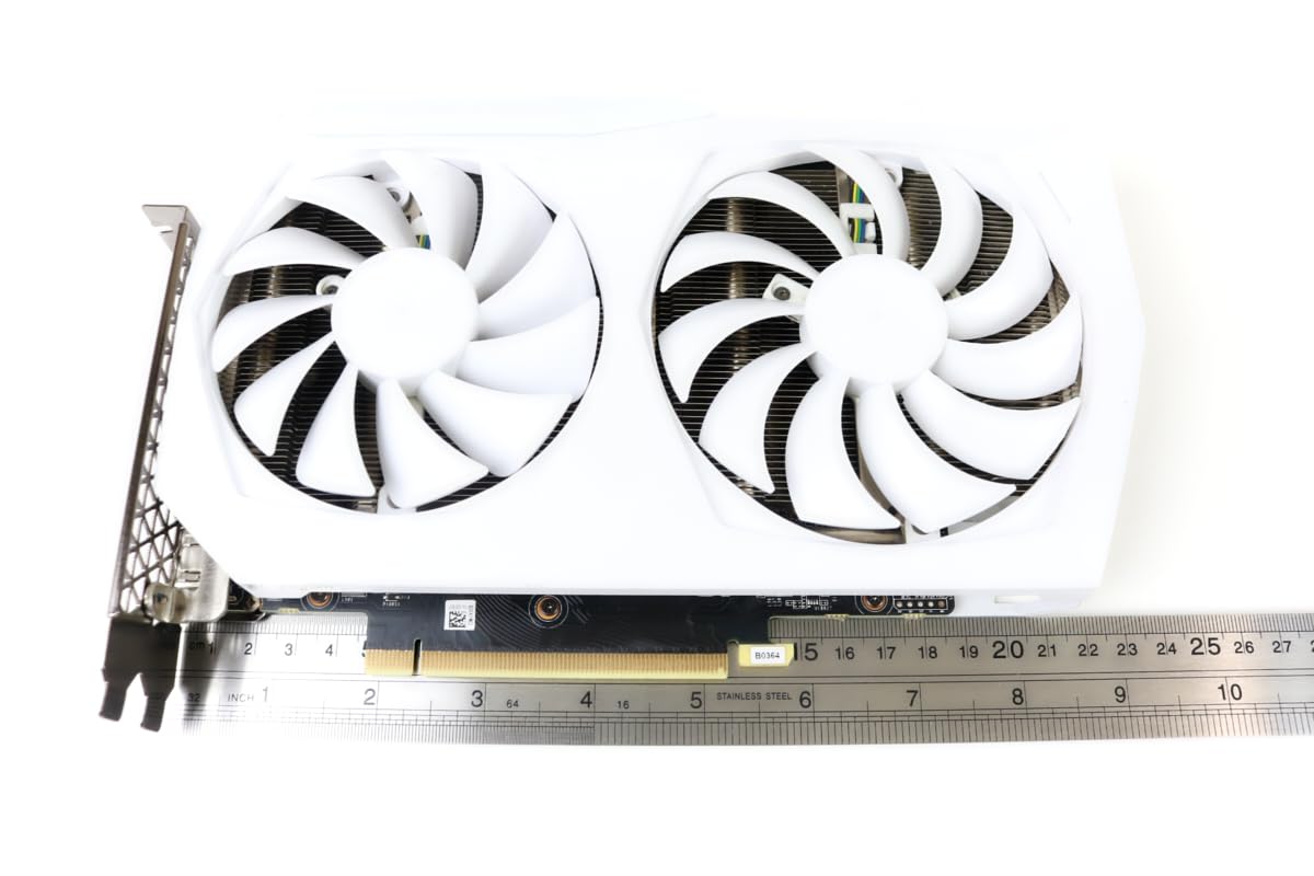 White 8GB GDDR6 256-bit PCIE 4.0 Gaming Graphics Card K33033