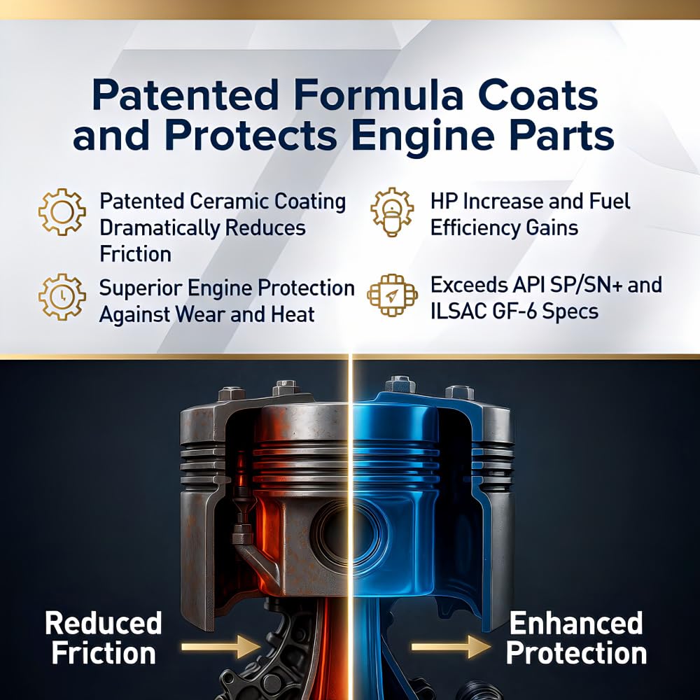 5W-30 Full Synthetic Motor Oil 5 Quart G554
