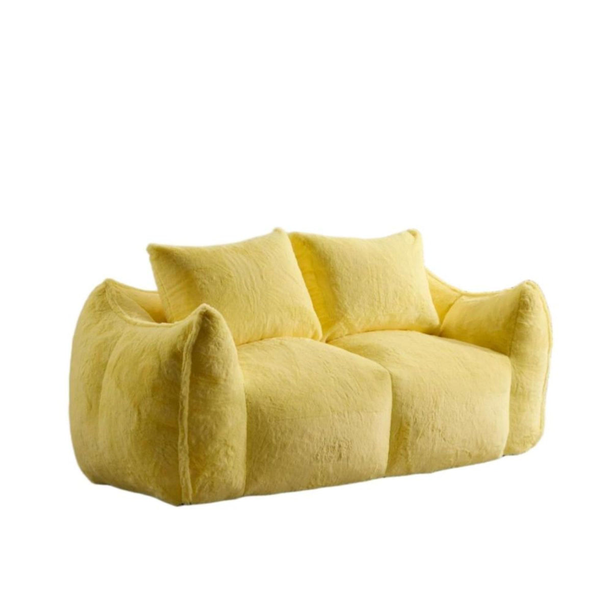 Oversized Faux Fur Memory Foam Bean Bag Sofa F3976