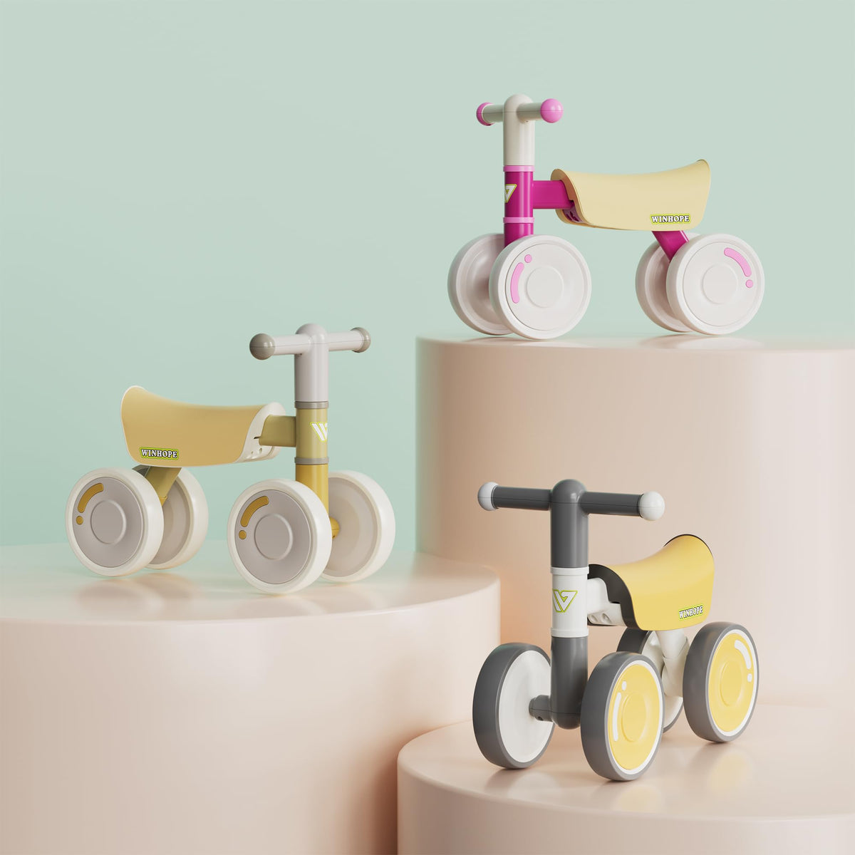 Baby Balance Bike 4-Wheel C422