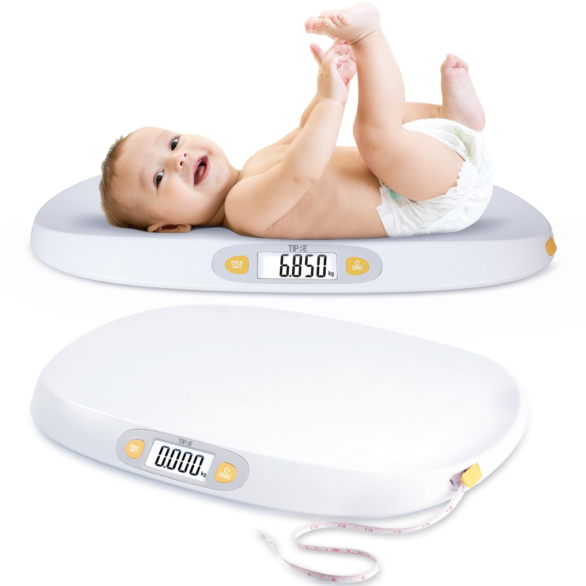 Digital Baby Scale with Height Measuring Tape W715786