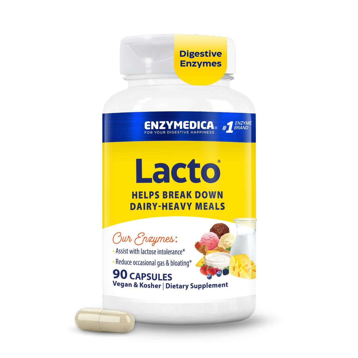 90 Capsules Digestive Enzymes G555