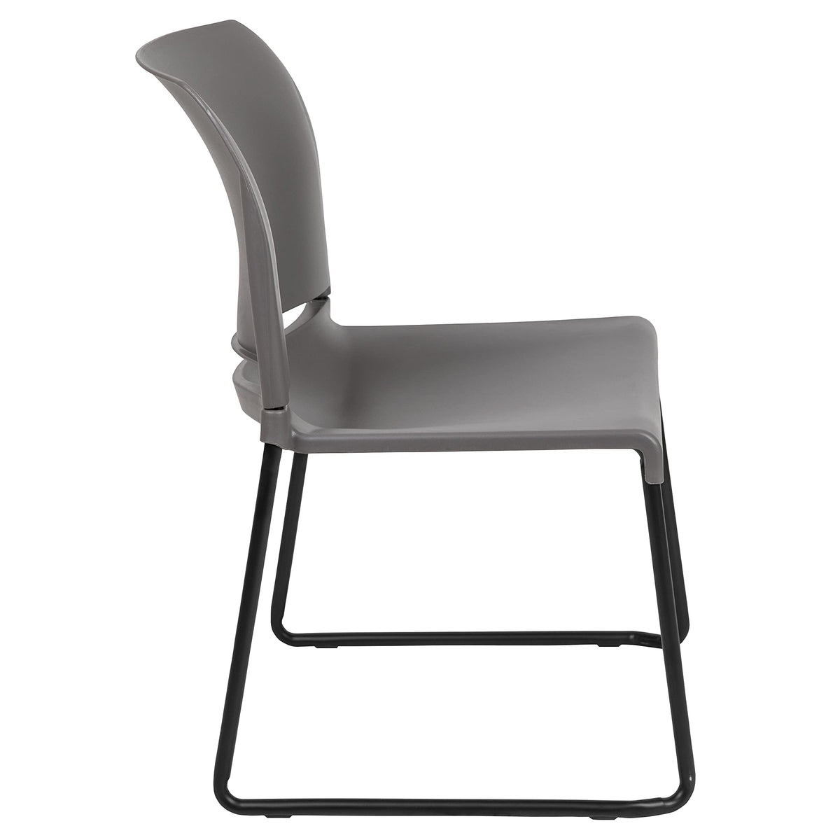 Gray Stacking Chairs Set of 5 W581827