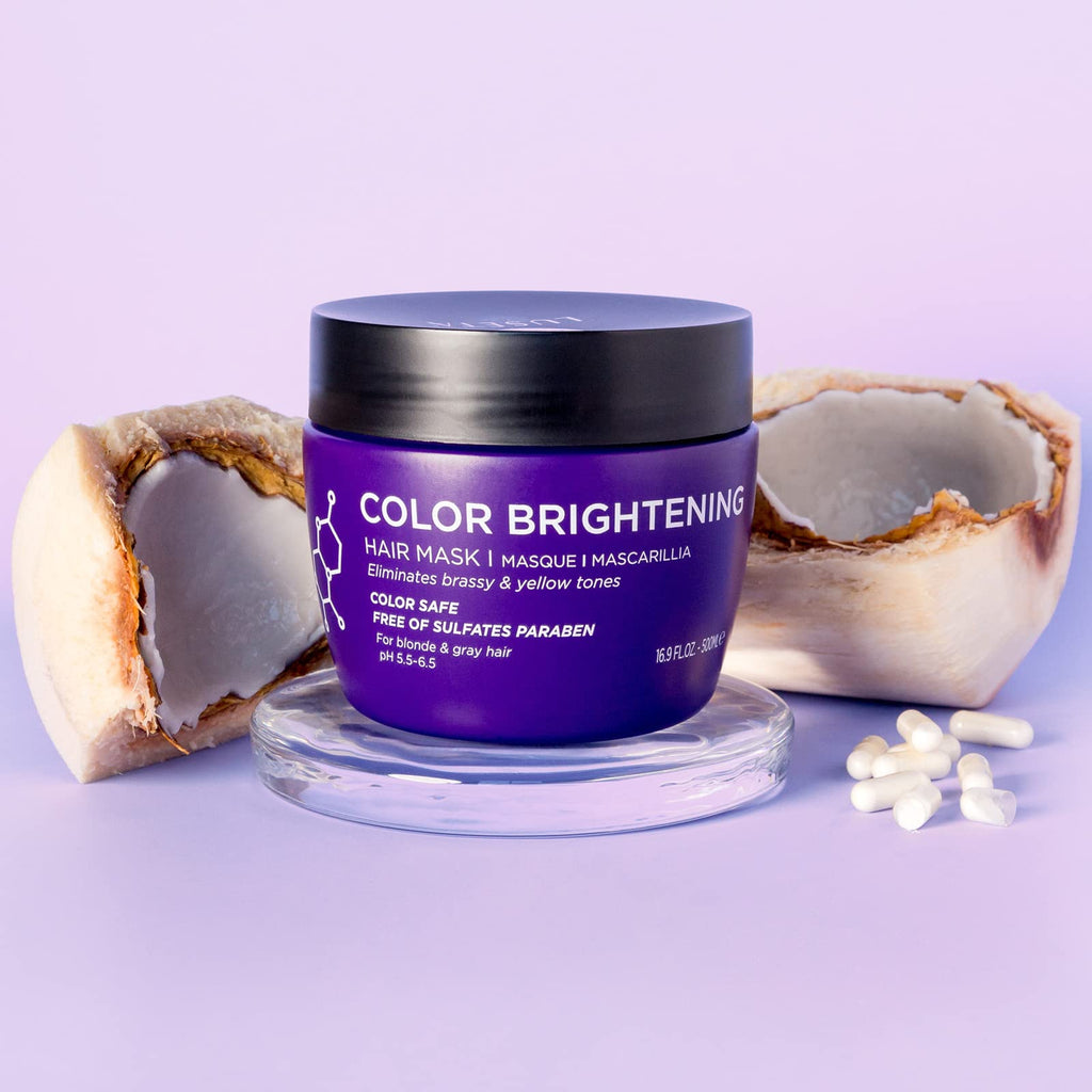 Purple Shampoo & Conditioner Set and Hair Mask Bundle P9553