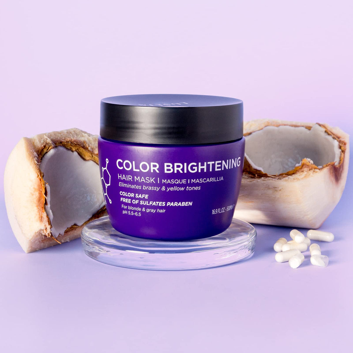 Purple Shampoo & Conditioner Set and Hair Mask Bundle P9553