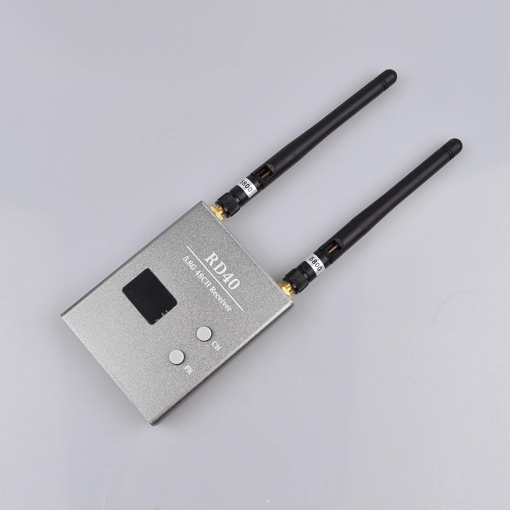 5.8GHZ 48Channel RD40 Raceband Dual Diversity Receiver with A/V and Power Cables D82417