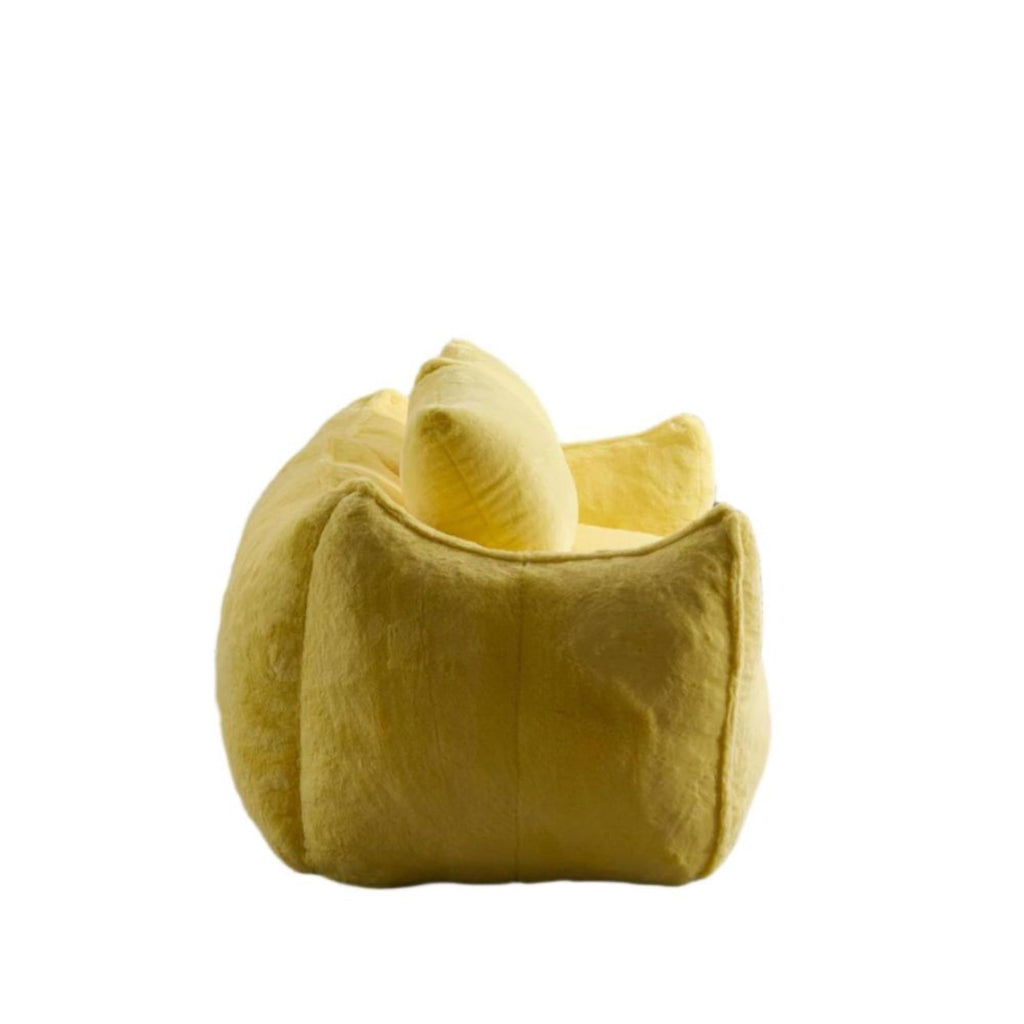 Oversized Faux Fur Memory Foam Bean Bag Sofa F3976