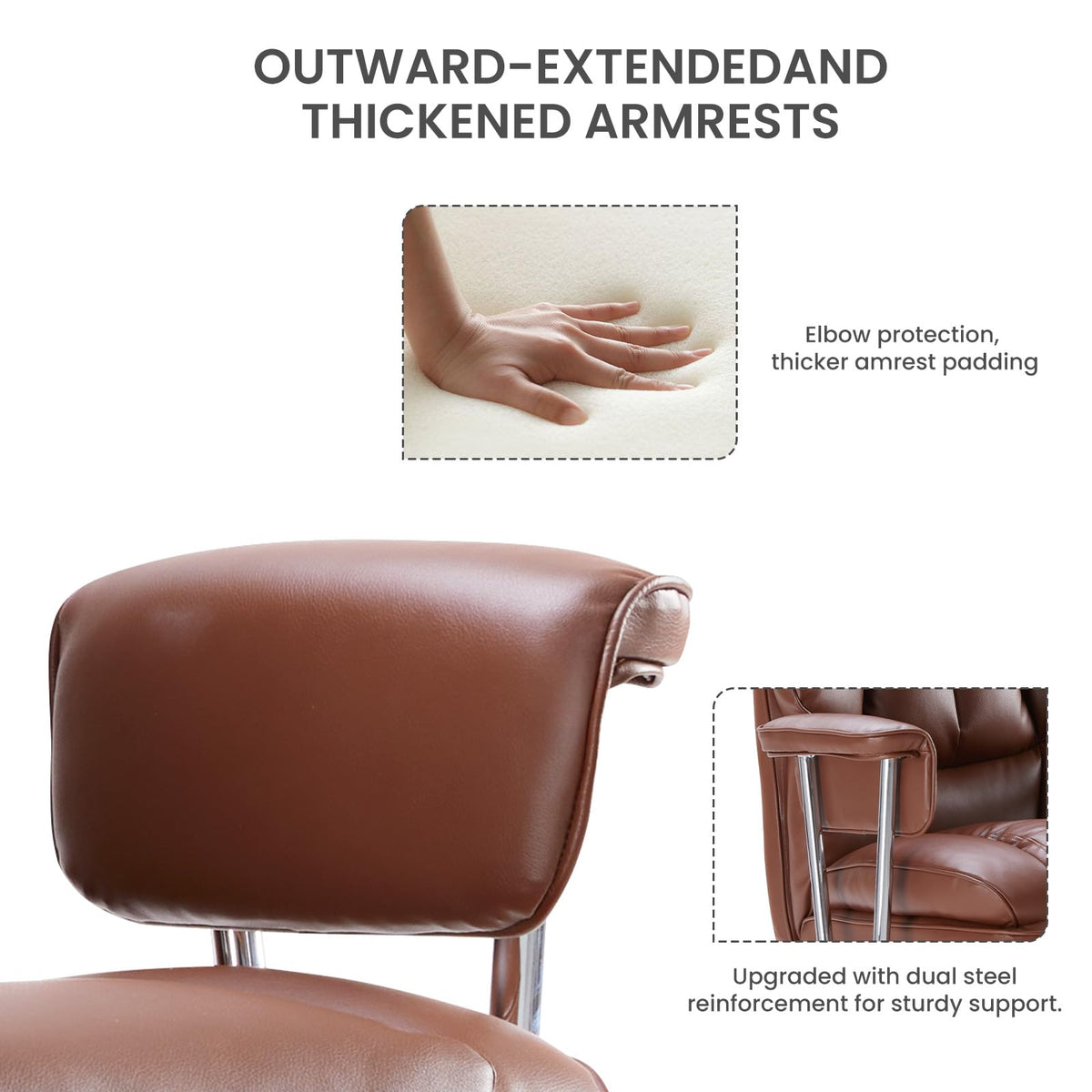 Big and Tall Executive Chair with Foot Rest E362