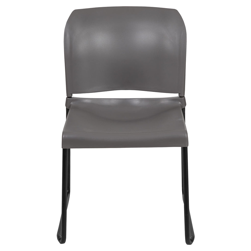 Gray Stacking Chairs Set of 5 W581827