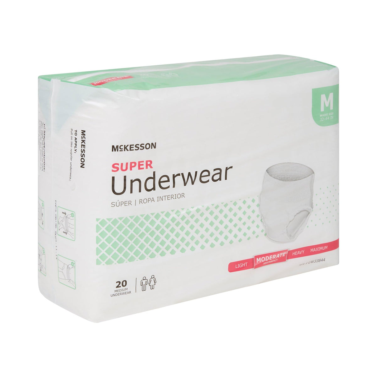 Medium 80 ct Incontinence Underwear T969