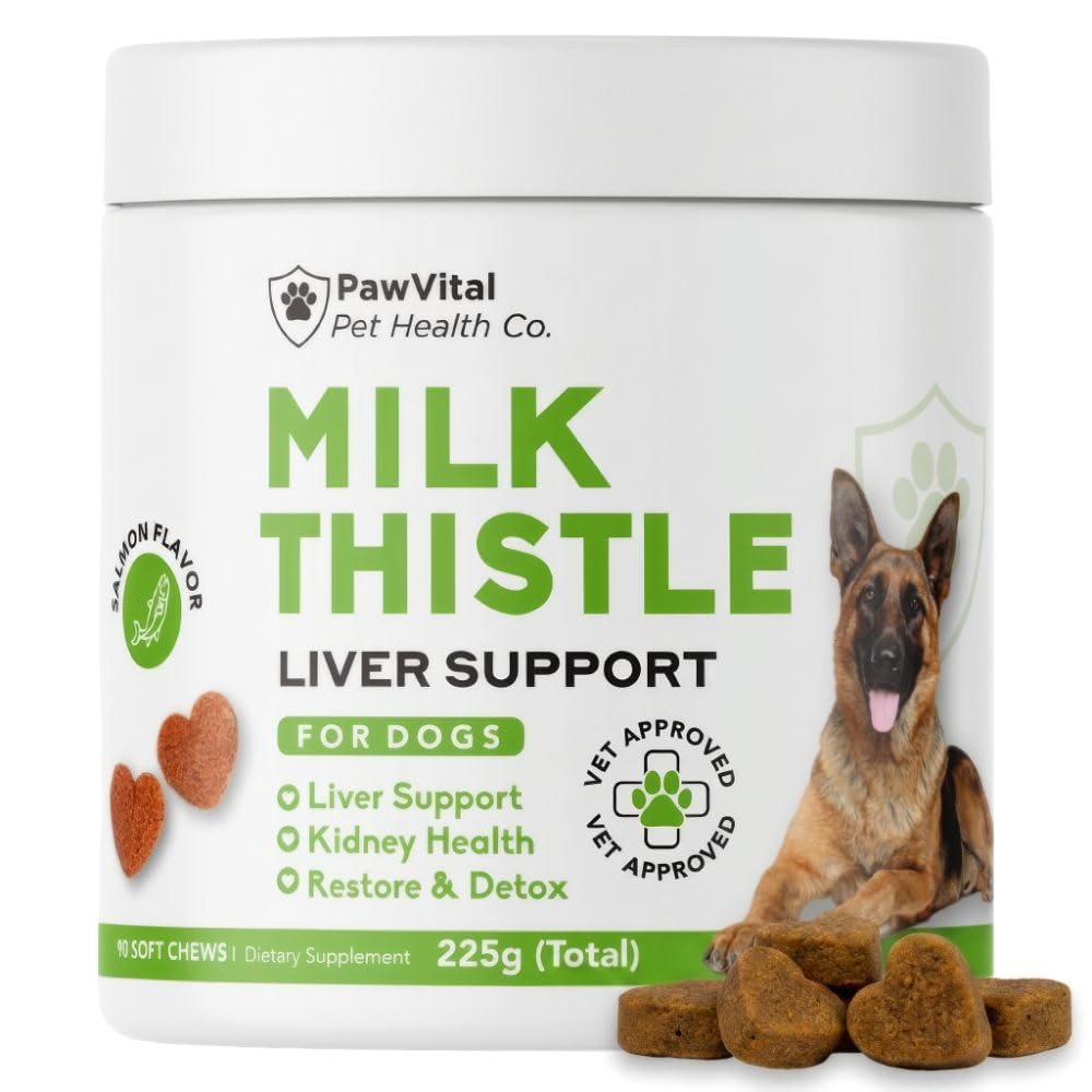 Milk Thistle Liver Support Chews with Salmon Oil & Curcumin U682928