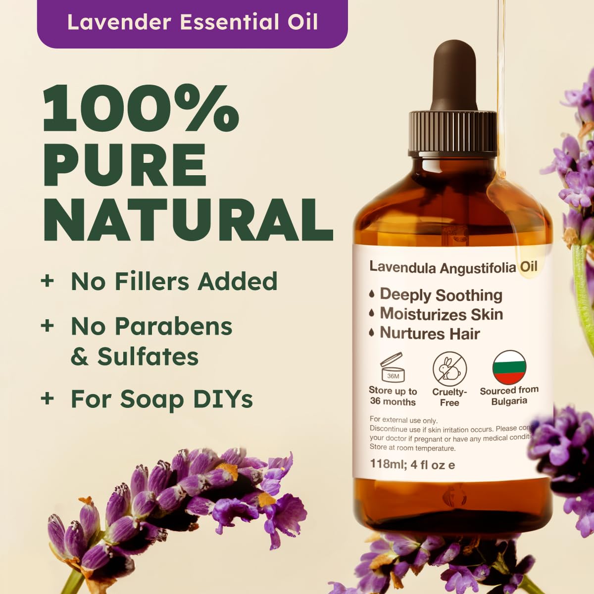 Lavender & Rosemary Essential Oil Set 2x4 fl oz V8159