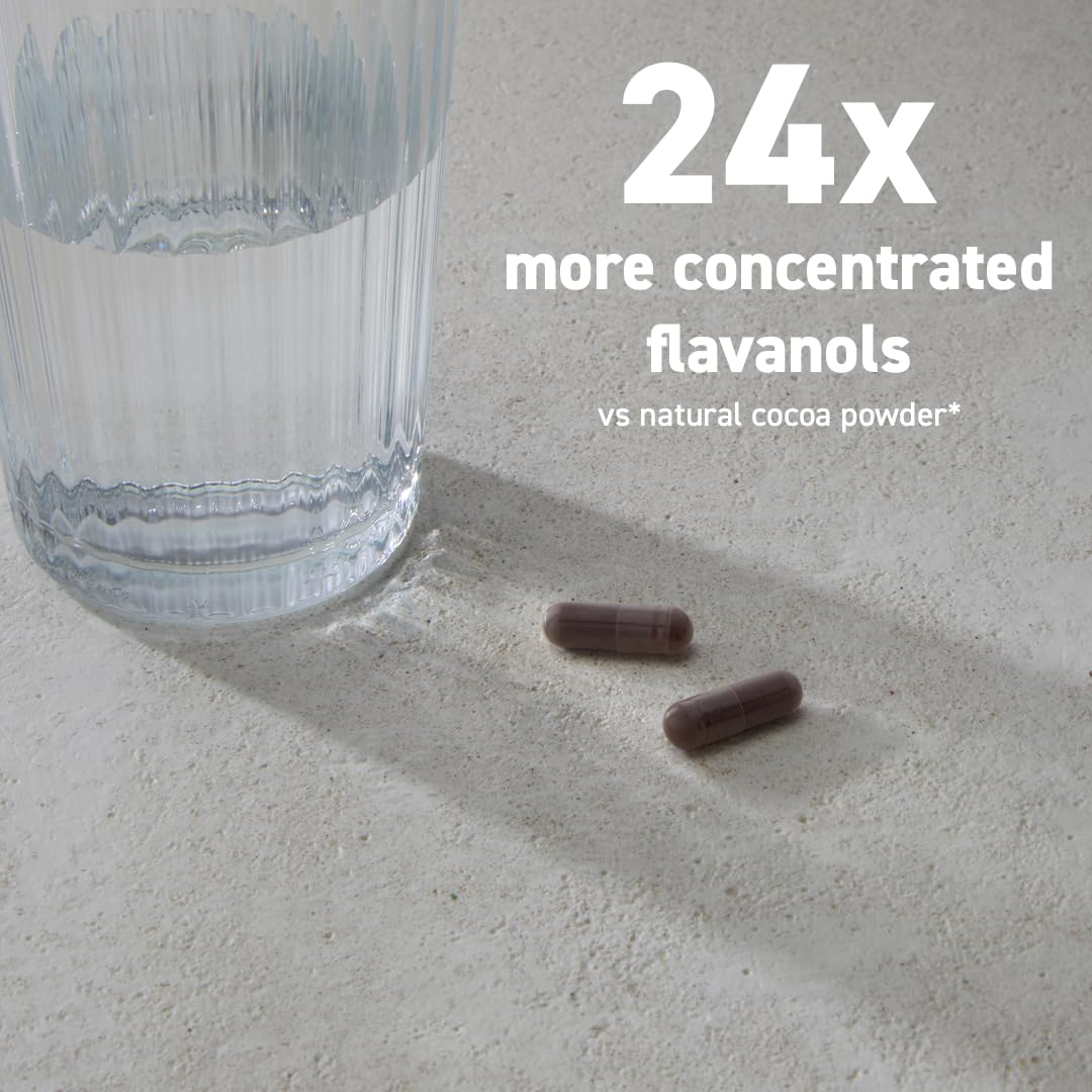 500mg High Flavanol Cocoa Supplement 60 Capsules V916