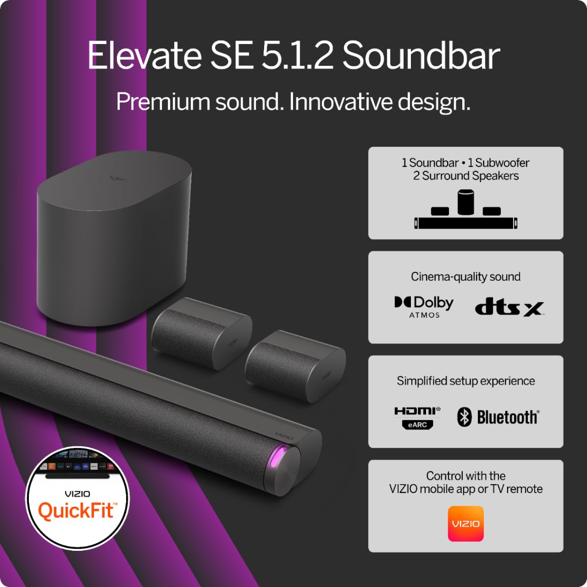 5.1.2 Soundbar with Wireless Subwoofer and Dolby Atmos Z7703