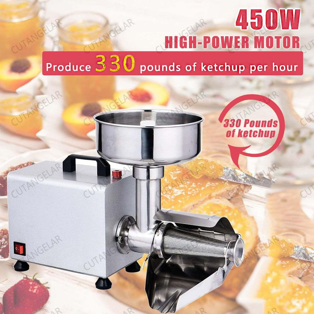 450W Automatic Stainless Steel Tomato Strainer W126500